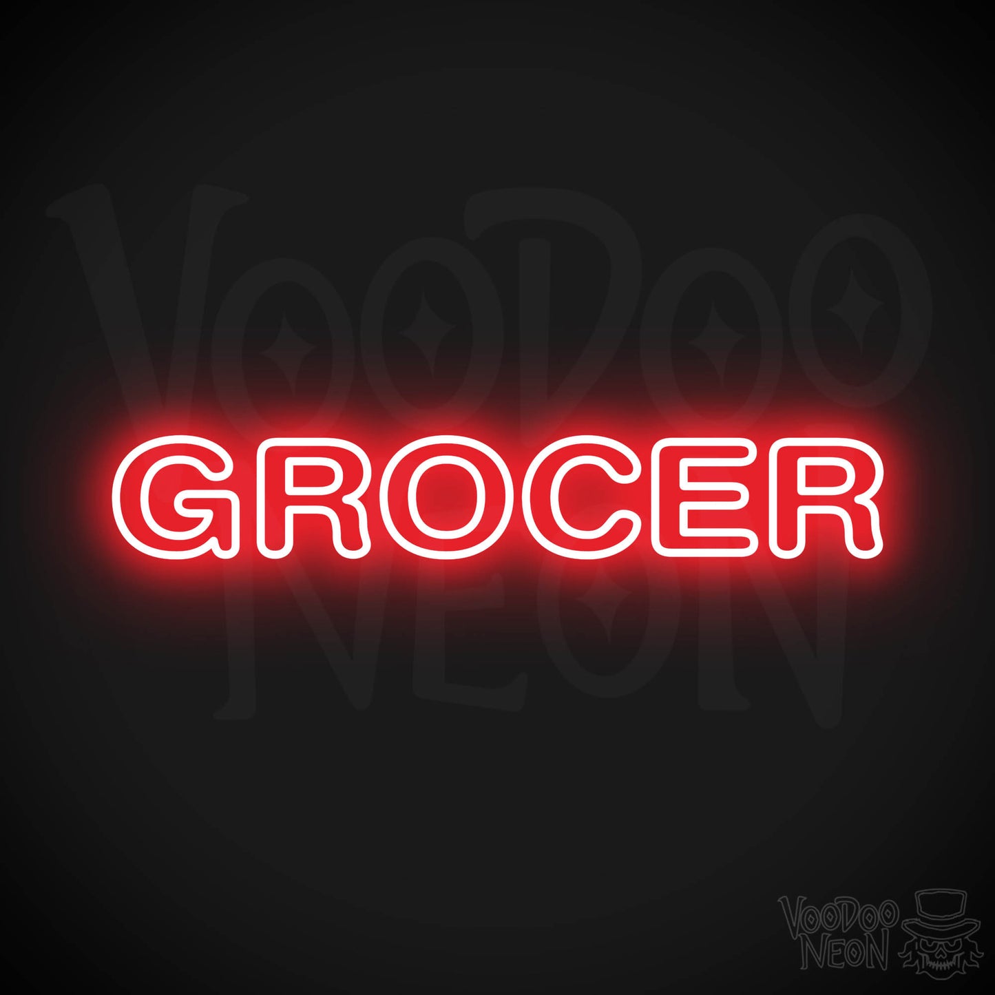 Grocer LED Neon - Red