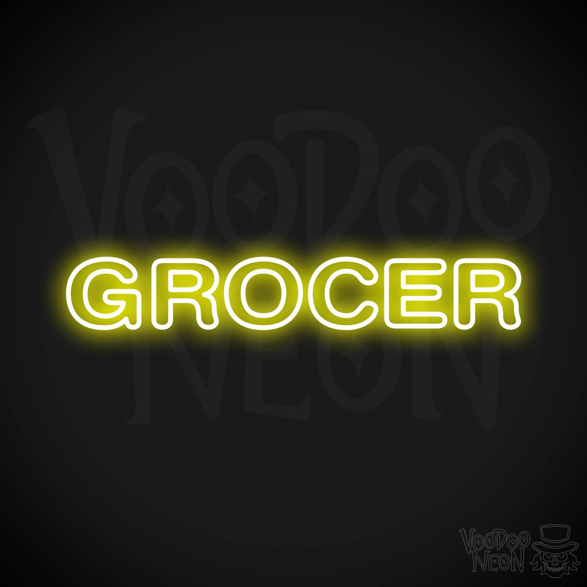 Grocer LED Neon - Yellow