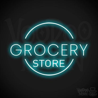 Grocery Store LED Neon - Ice Blue