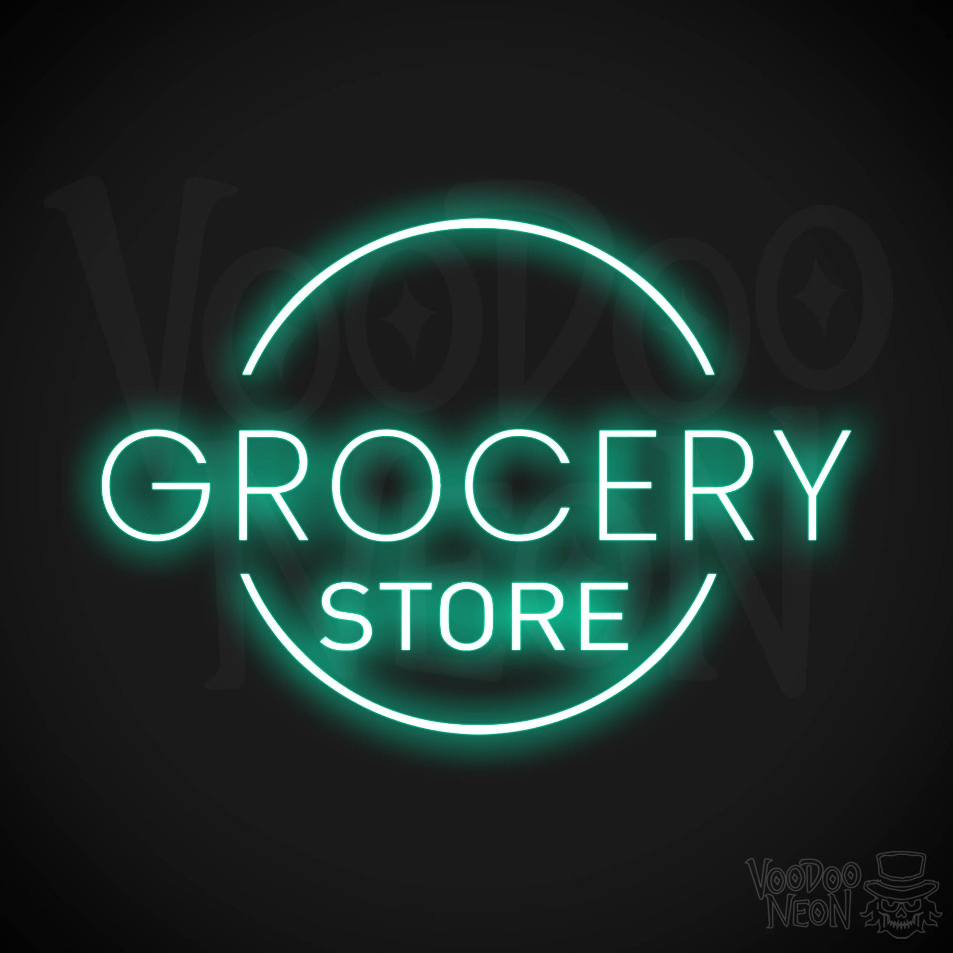 Grocery Store LED Neon - Light Green
