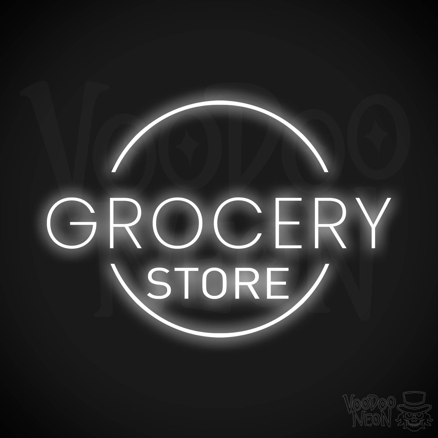 Grocery Store LED Neon - White