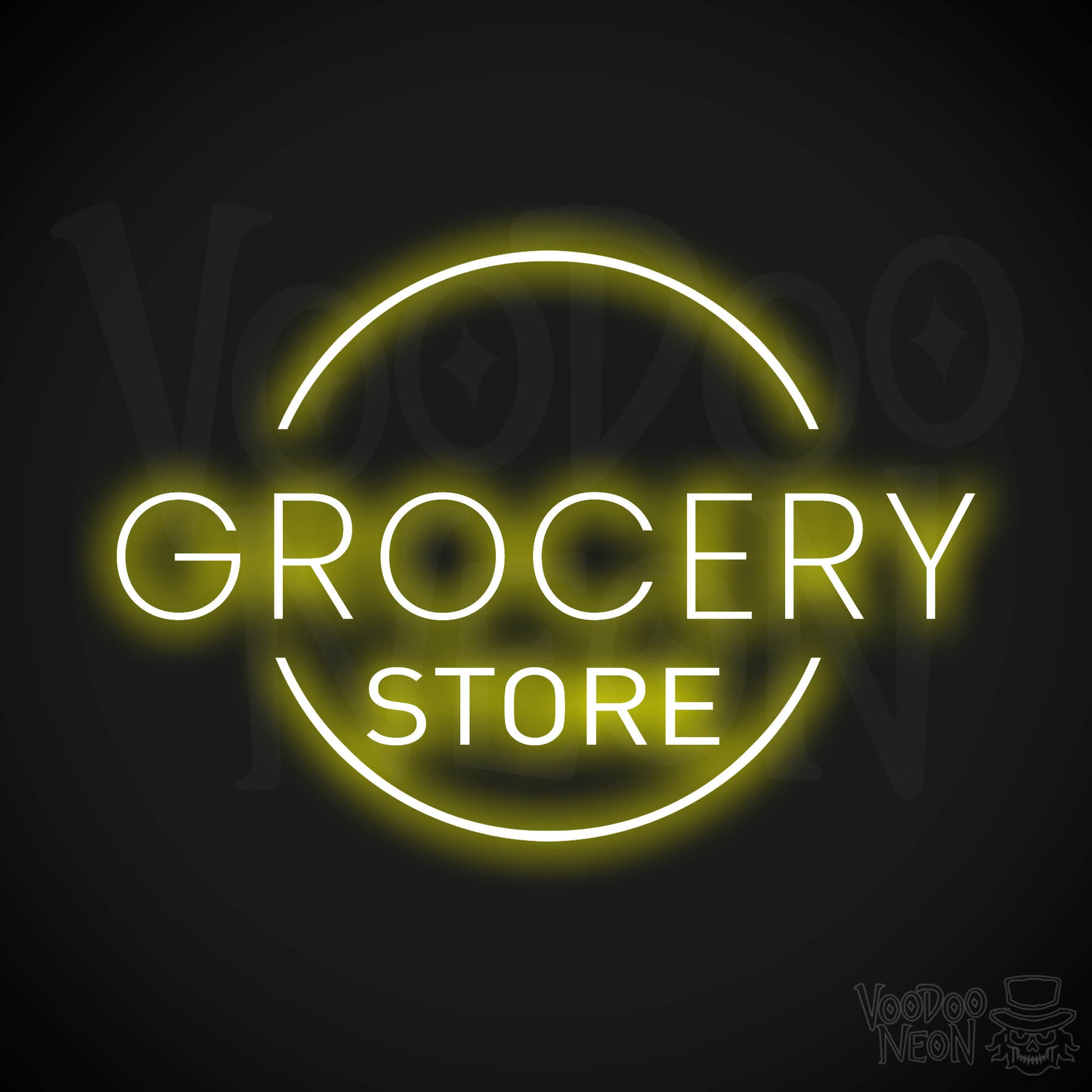 Grocery Store LED Neon - Yellow