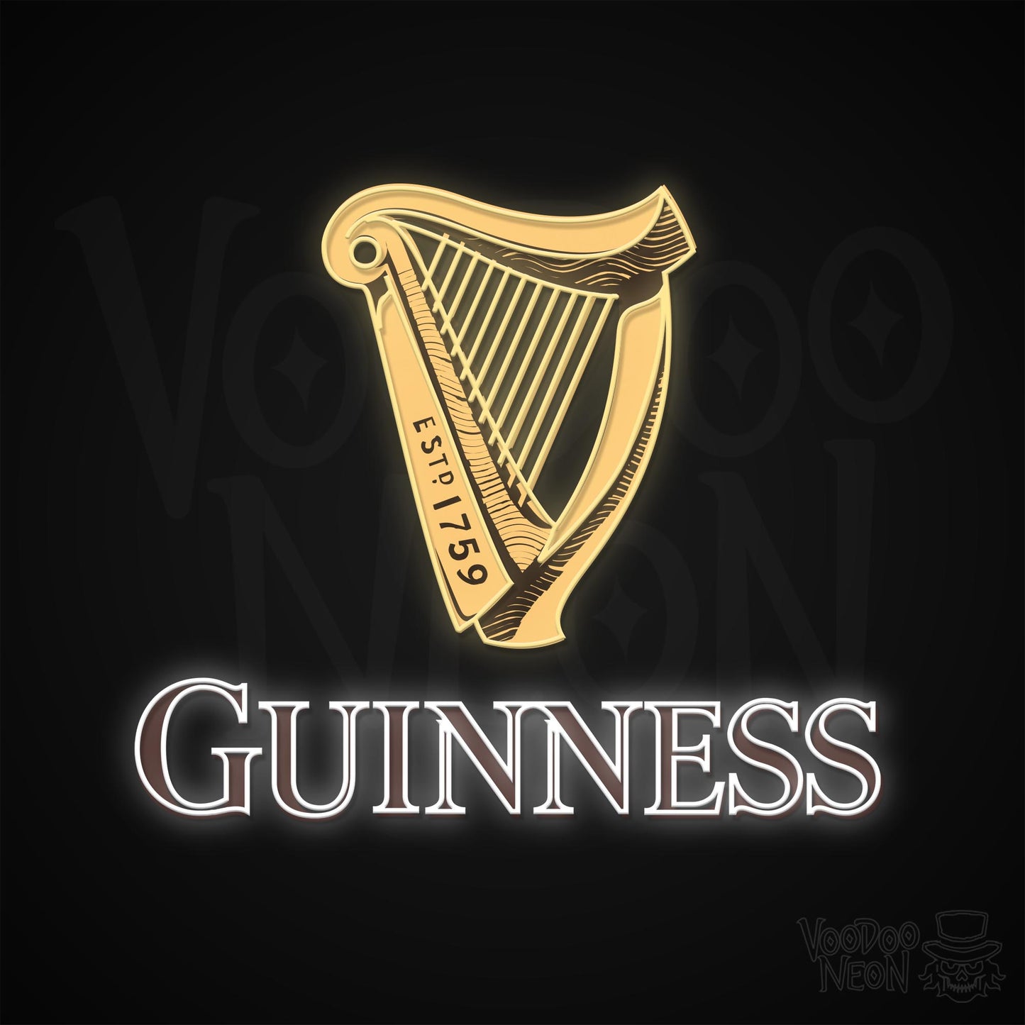 Guinness Neon Sign - Multi-Color - Blackwall