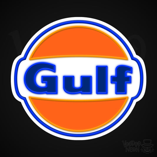Gulf Oil Neon Sign