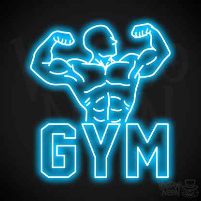 Gym LED Neon - Dark Blue