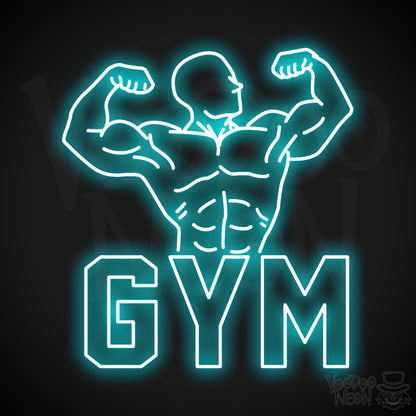 Gym LED Neon - Ice Blue