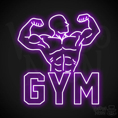 Gym LED Neon - Purple