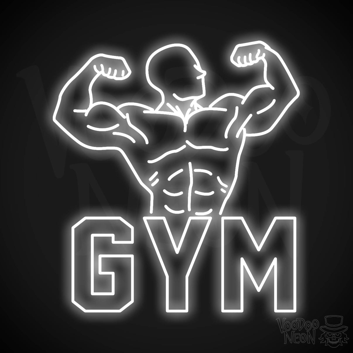 Gym Neon Sign | Neon Gym Sign | Gym Signage – Voodoo Neon