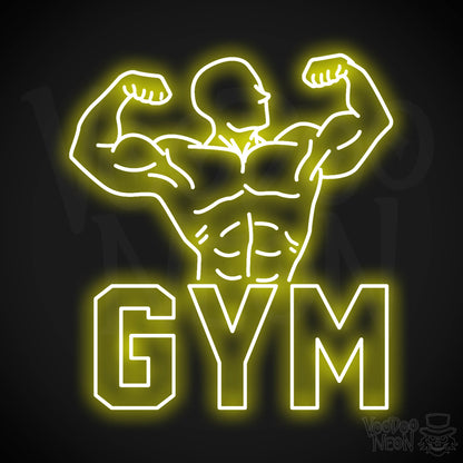 Gym LED Neon - Yellow