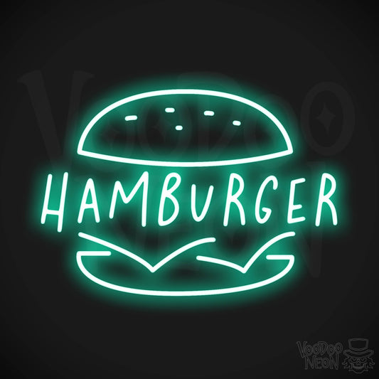 Hamburger LED Neon - Light Green