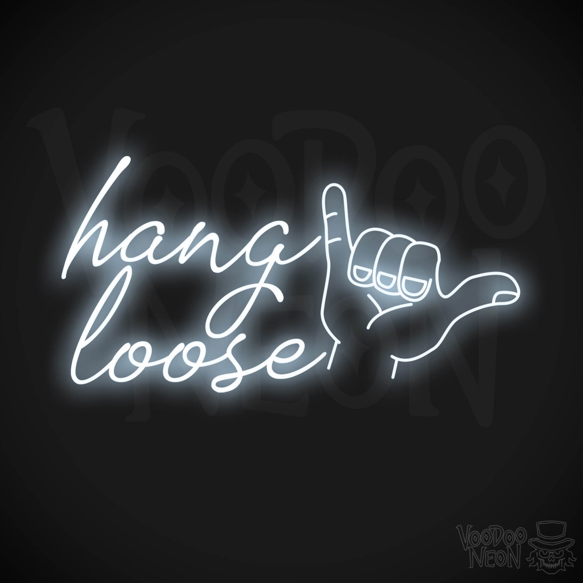 Hang Loose LED Neon - Cool White