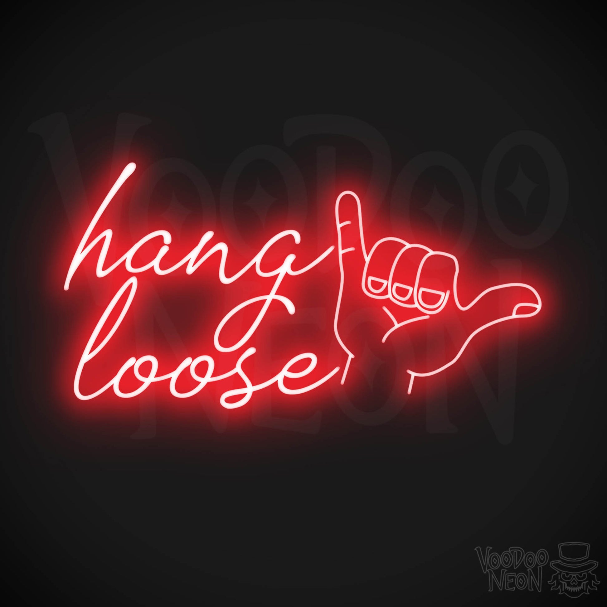 Hang Loose LED Neon - Red