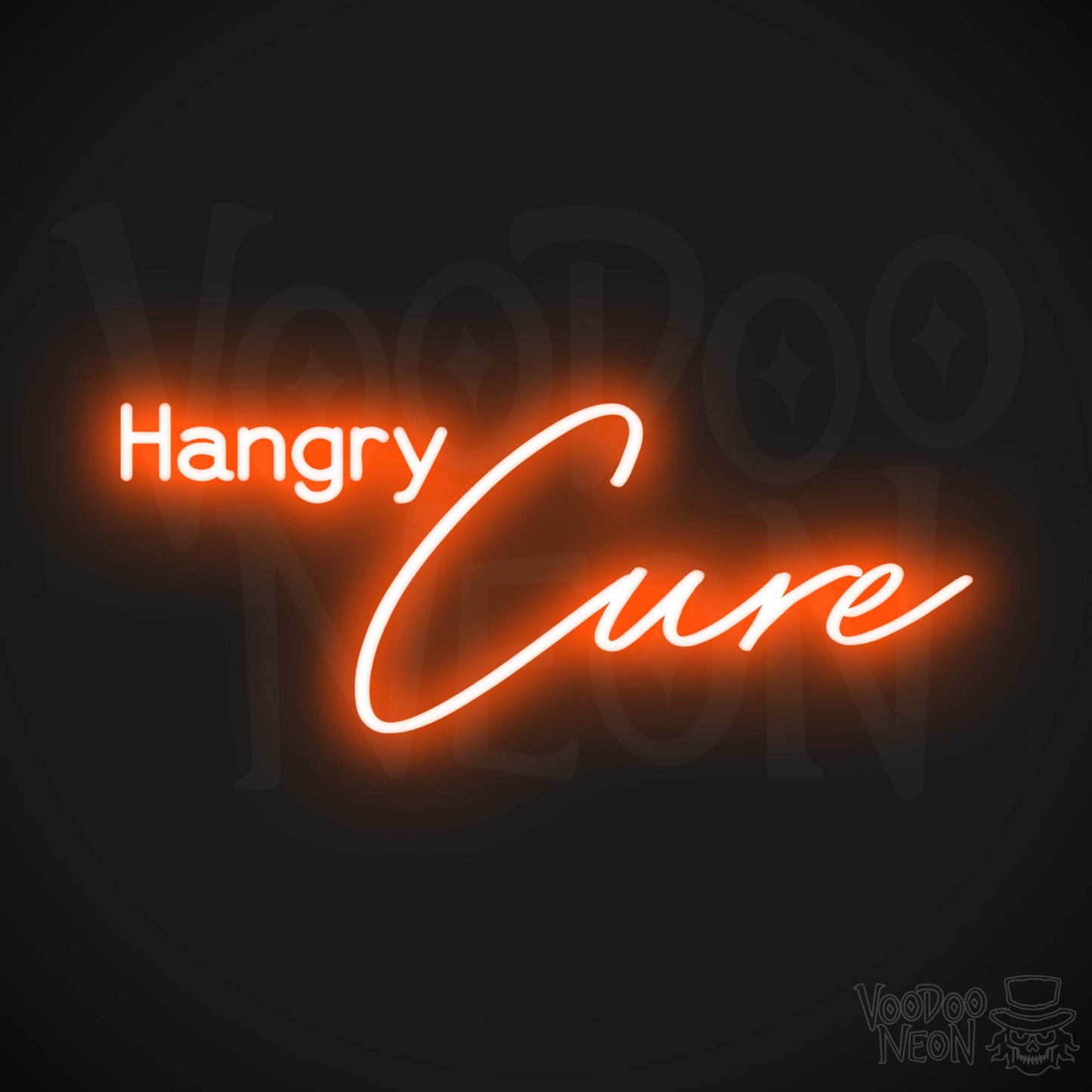 Hangry Cure LED Neon - Orange