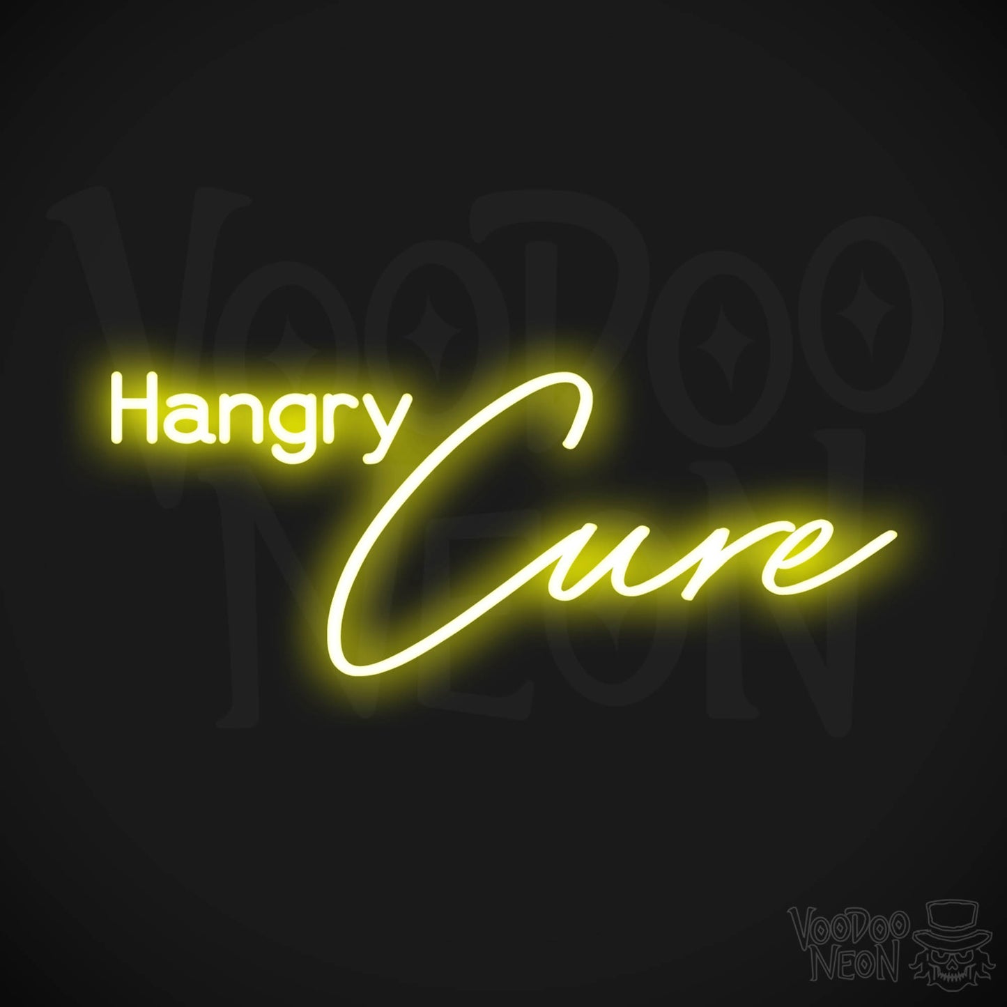 Hangry Cure LED Neon - Yellow