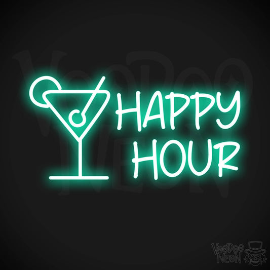 Happy Hour LED Neon - Light Green