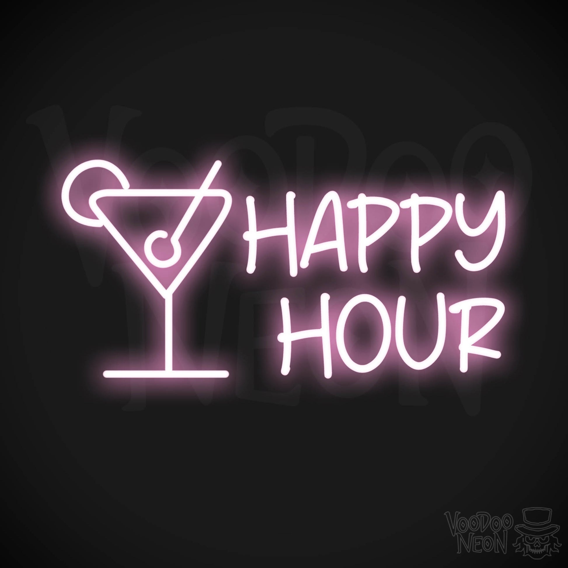 Happy Hour LED Neon - Light Pink