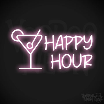 Happy Hour LED Neon - Light Pink