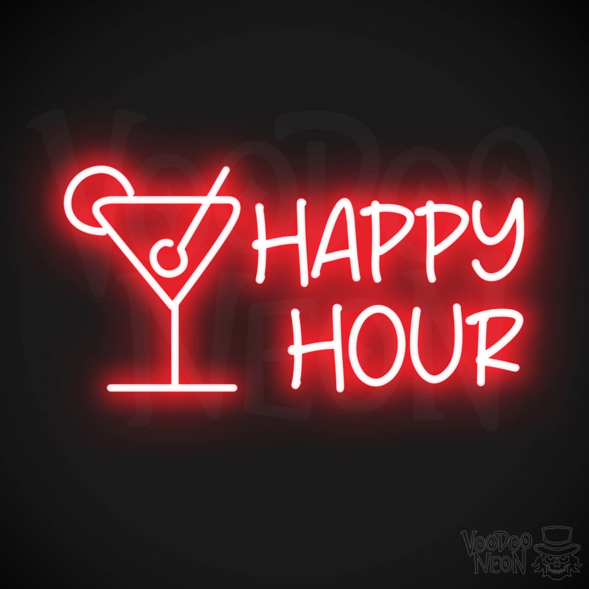 Happy Hour LED Neon - Red