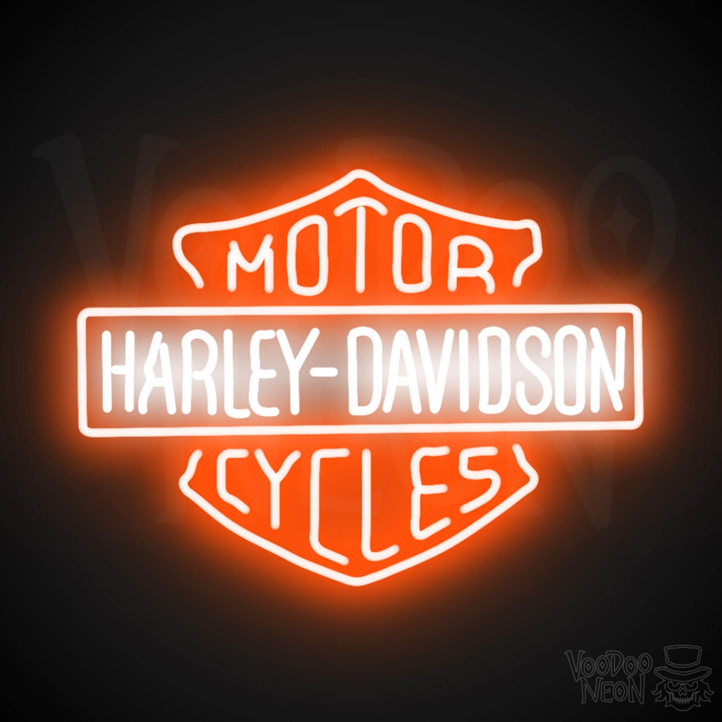 Harley Davidson Neon Sign - Neon Harley Davidson Sign - Color Multi-Color