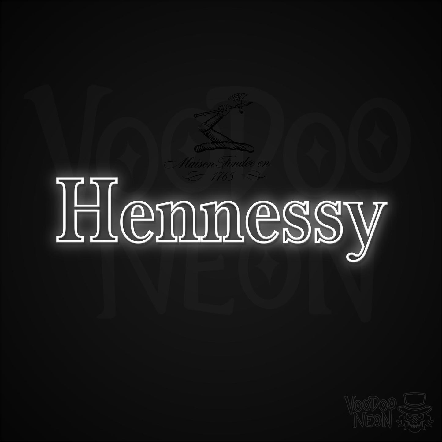 Hennessy neon sign