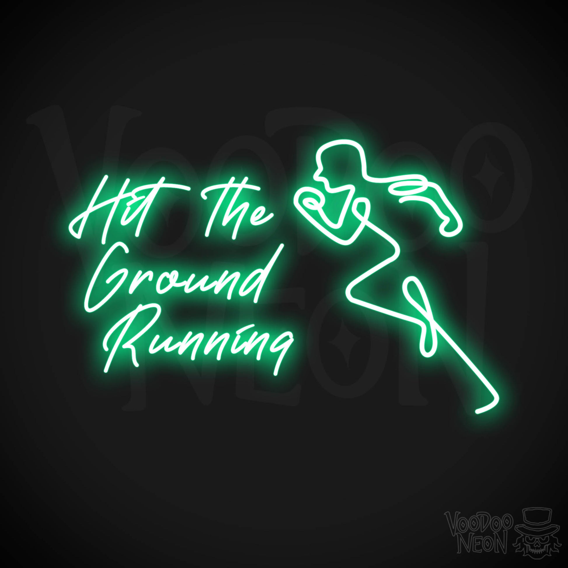 Hit The Ground Running LED Neon - Green