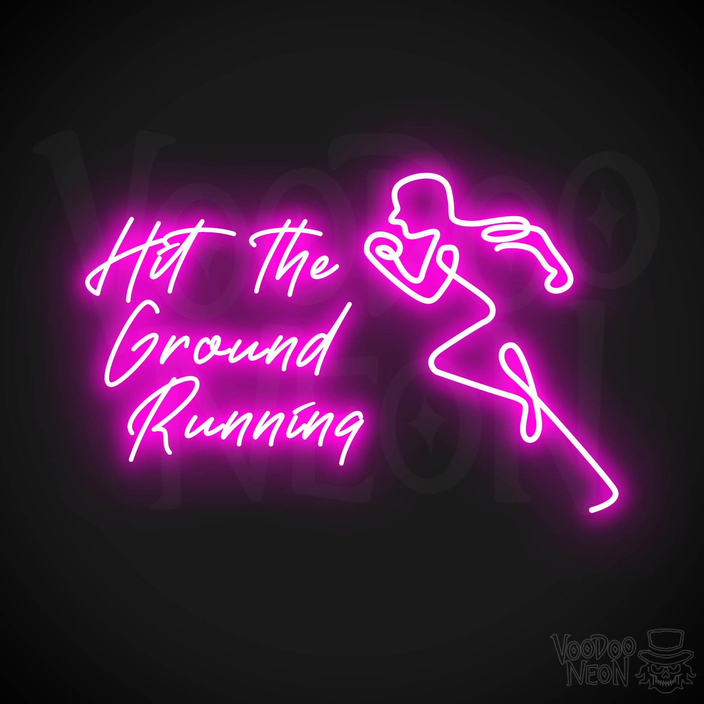 Hit The Ground Running LED Neon - Pink