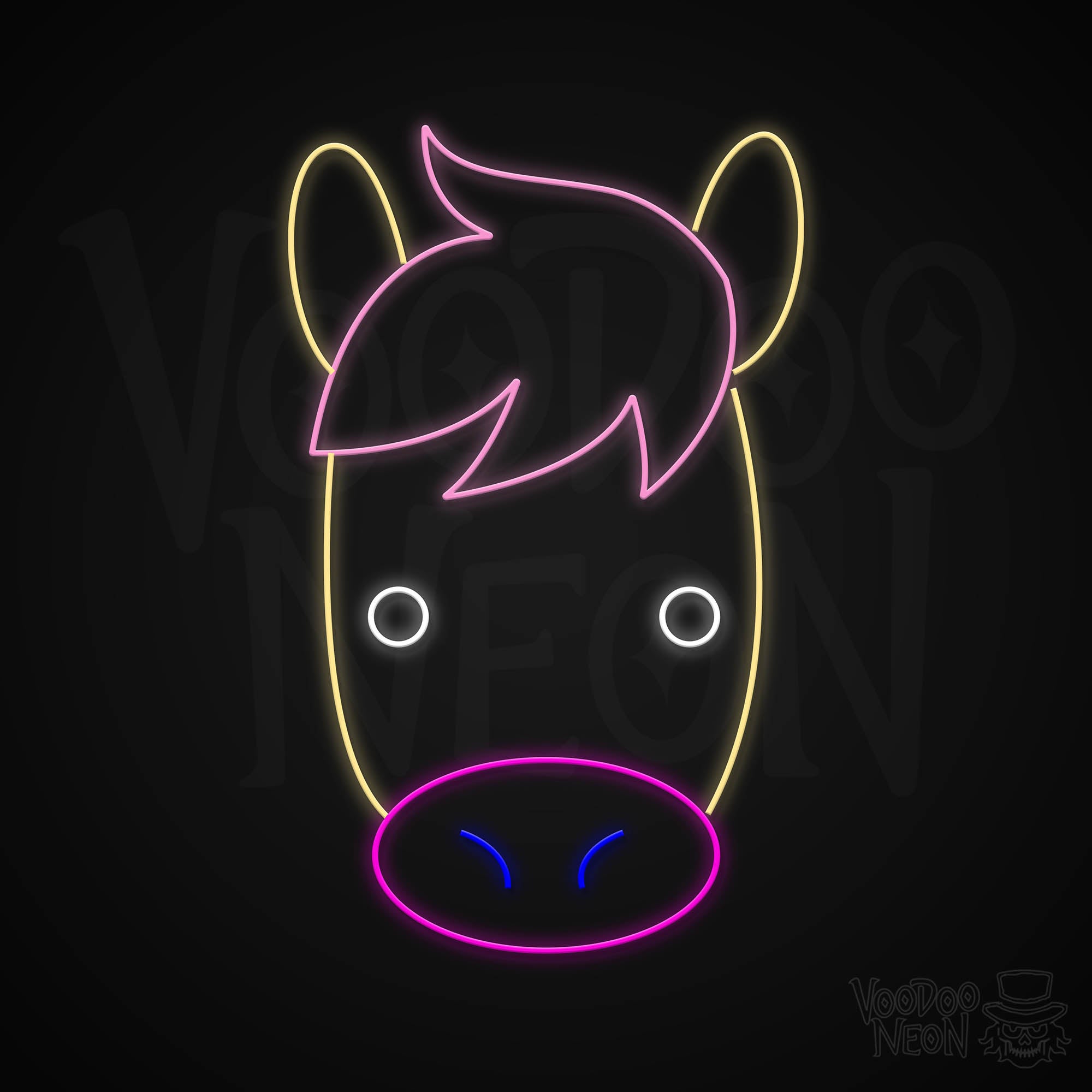 Funny Horse Neon Sign