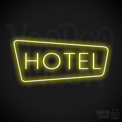 Hotel LED Neon - Yellow