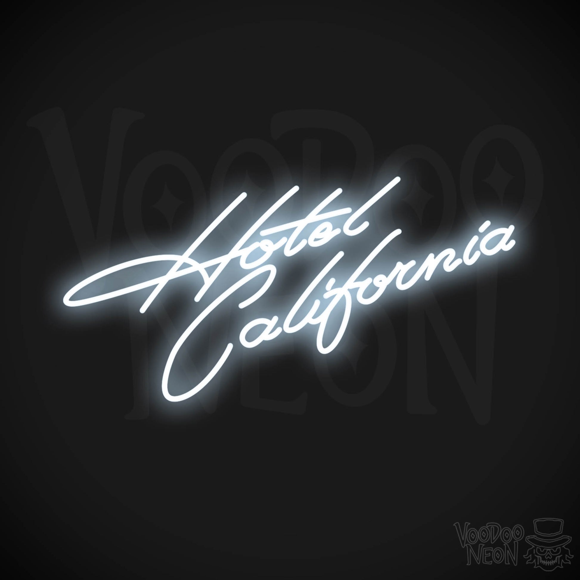 Hotel California LED Neon - Cool White