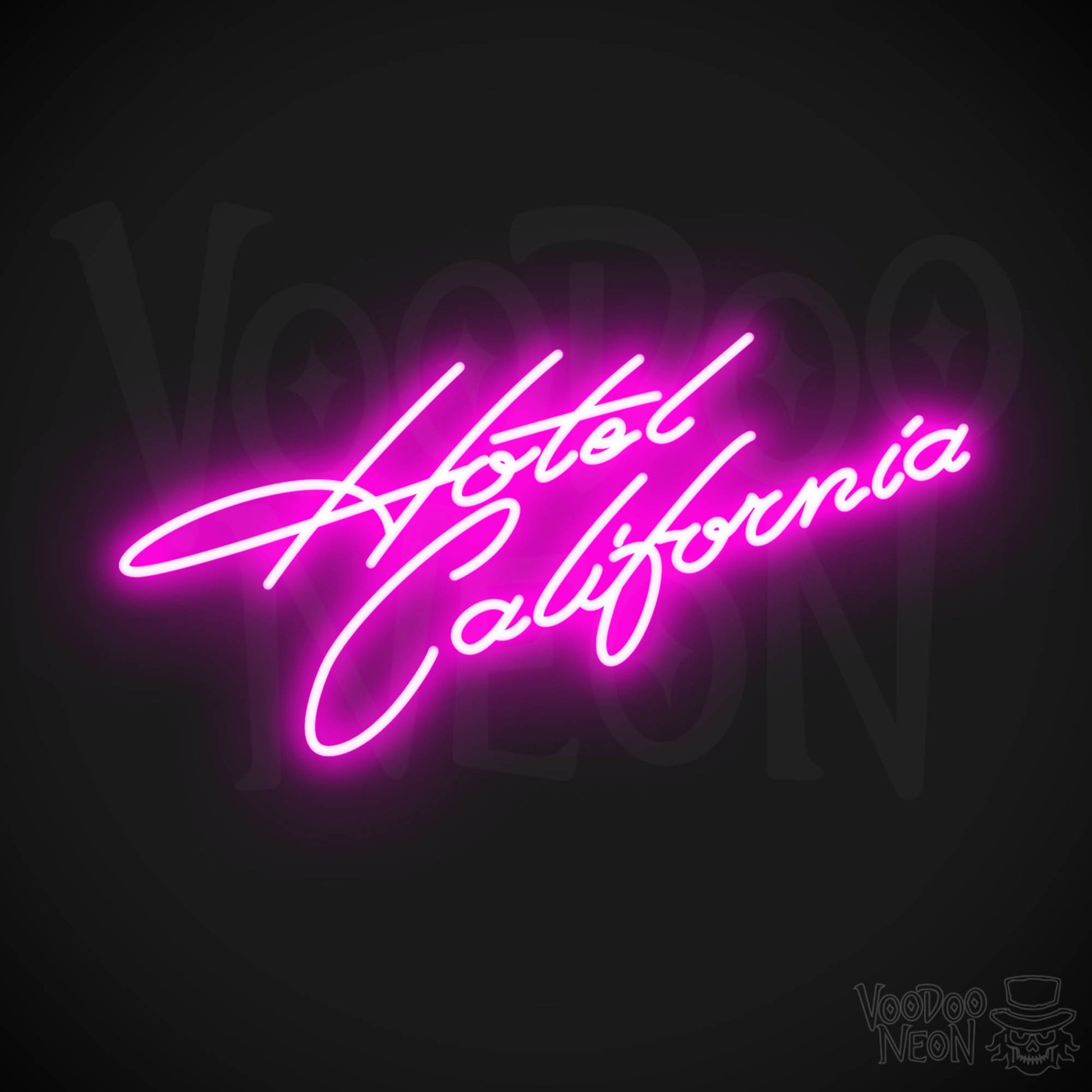 Hotel California LED Neon - Pink