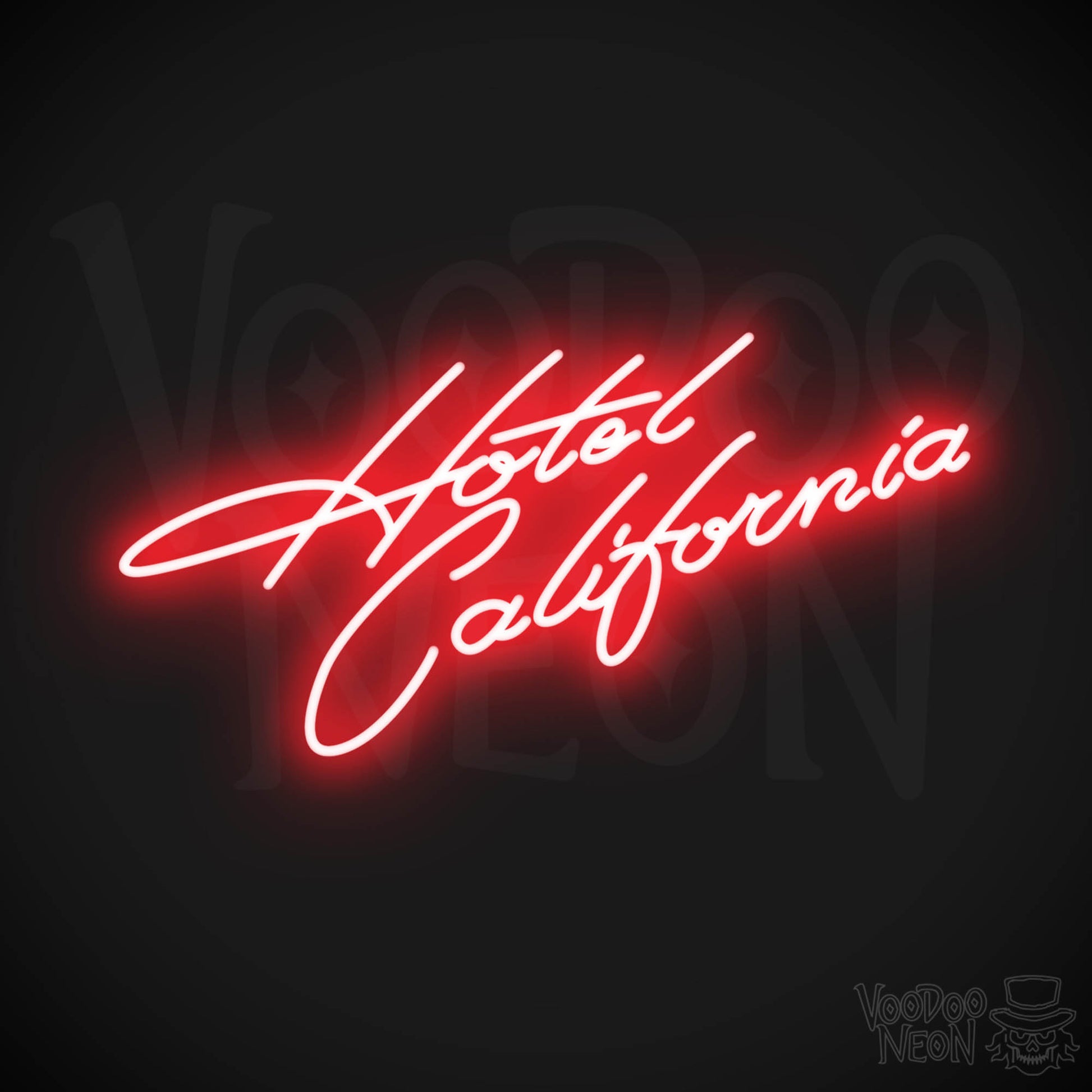 Hotel California LED Neon - Red