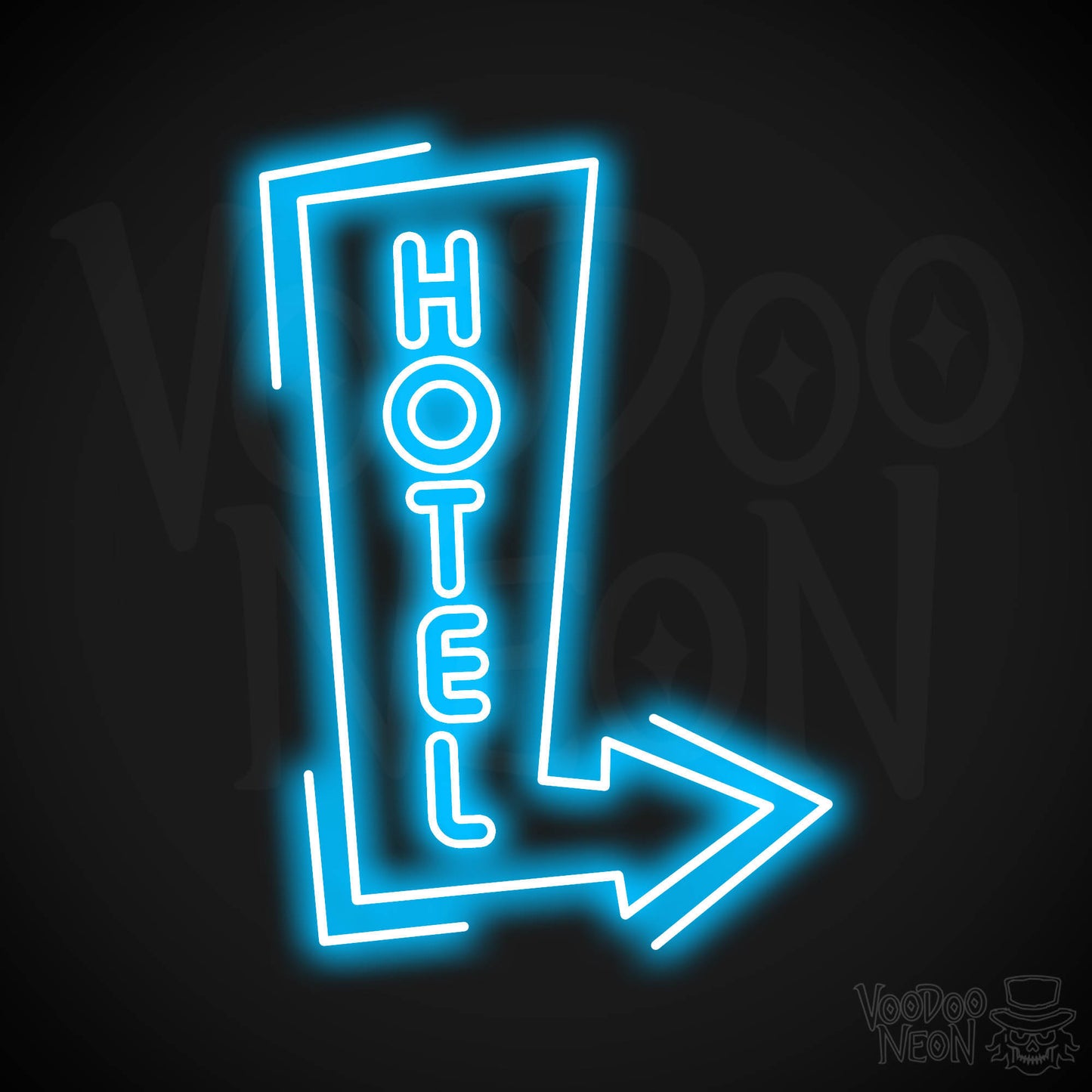 Hotel LED Neon - Dark Blue