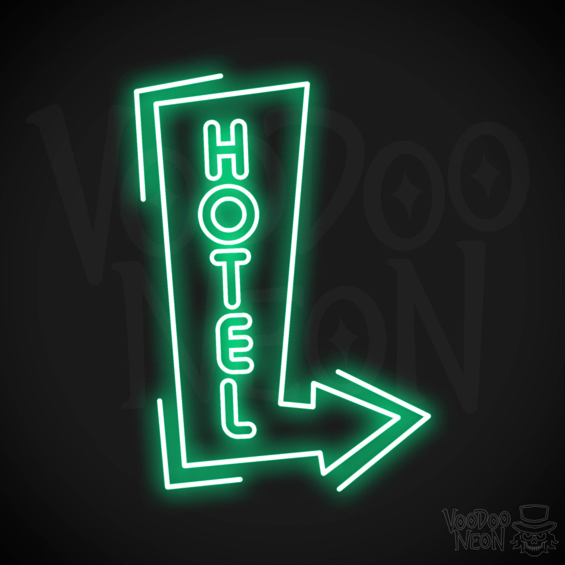 Hotel LED Neon - Green