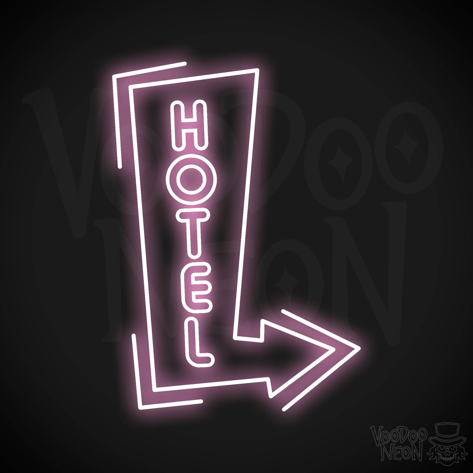 Hotel LED Neon - Light Pink