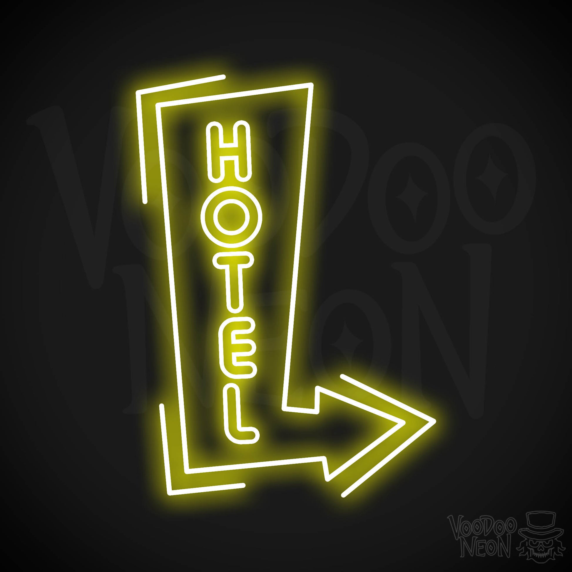 Hotel LED Neon - Yellow