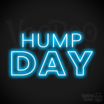 Hump Day LED Neon - Dark Blue