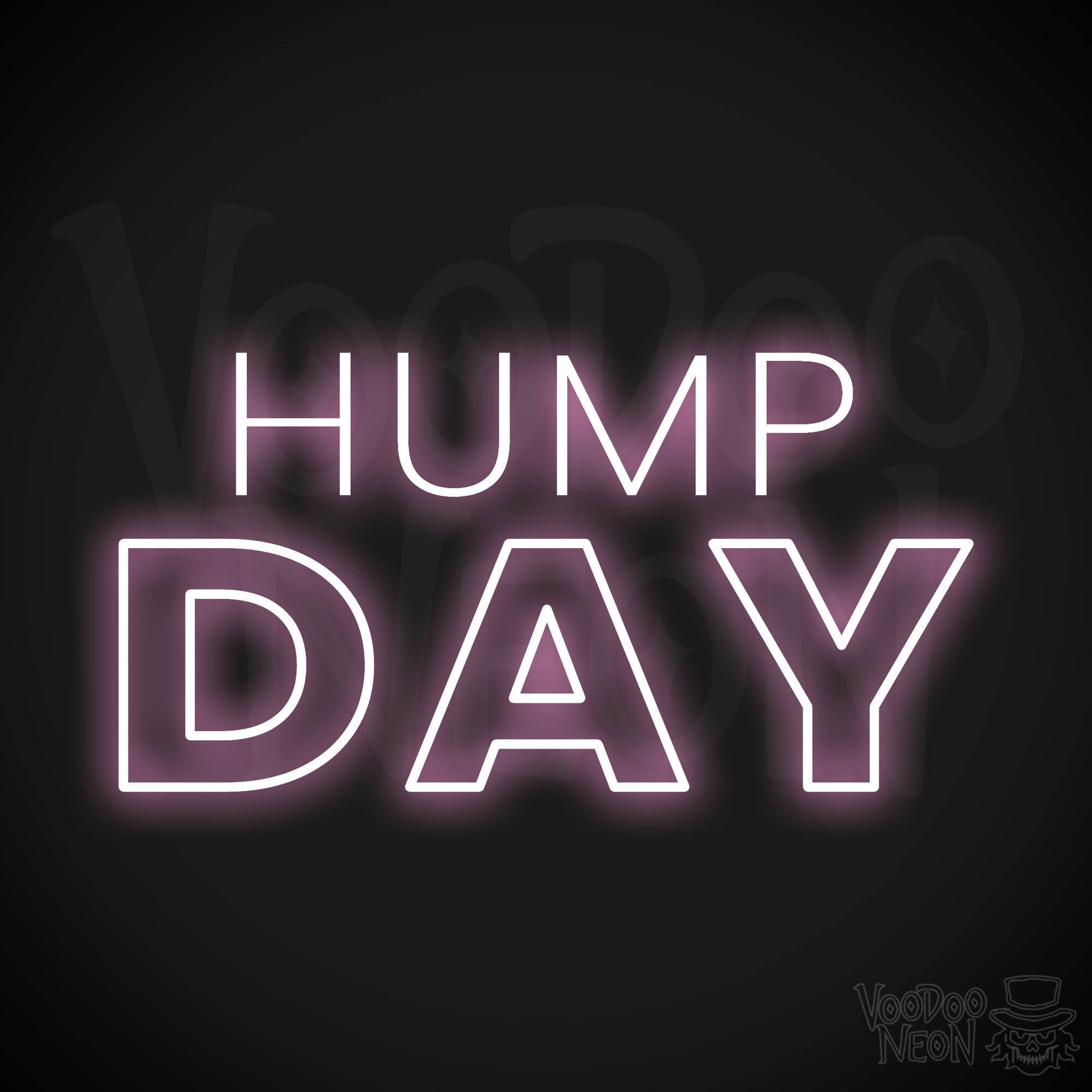 Hump Day LED Neon - Light Pink