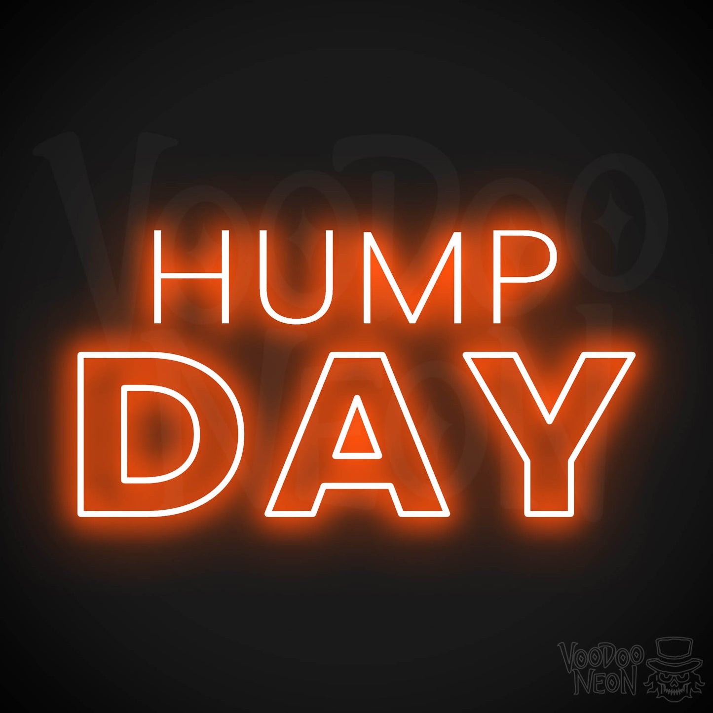 Hump Day LED Neon - Orange