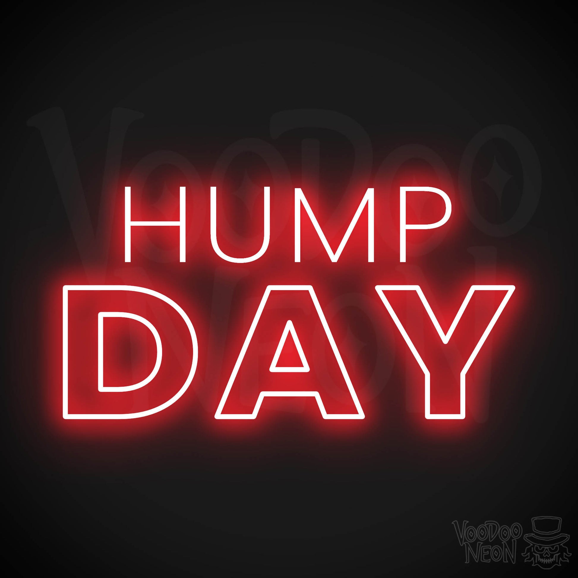 Hump Day LED Neon - Red