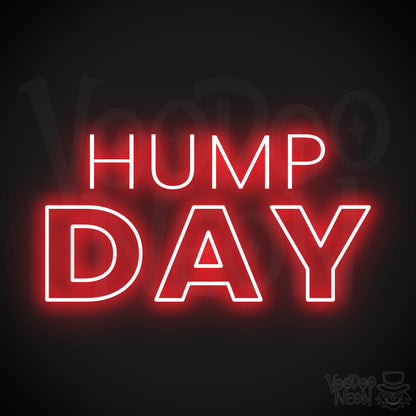 Hump Day LED Neon - Red