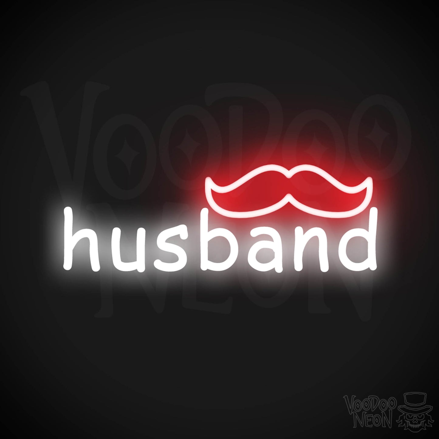 Husband Neon Sign - Neon Husband Sign - Color Multi-Color