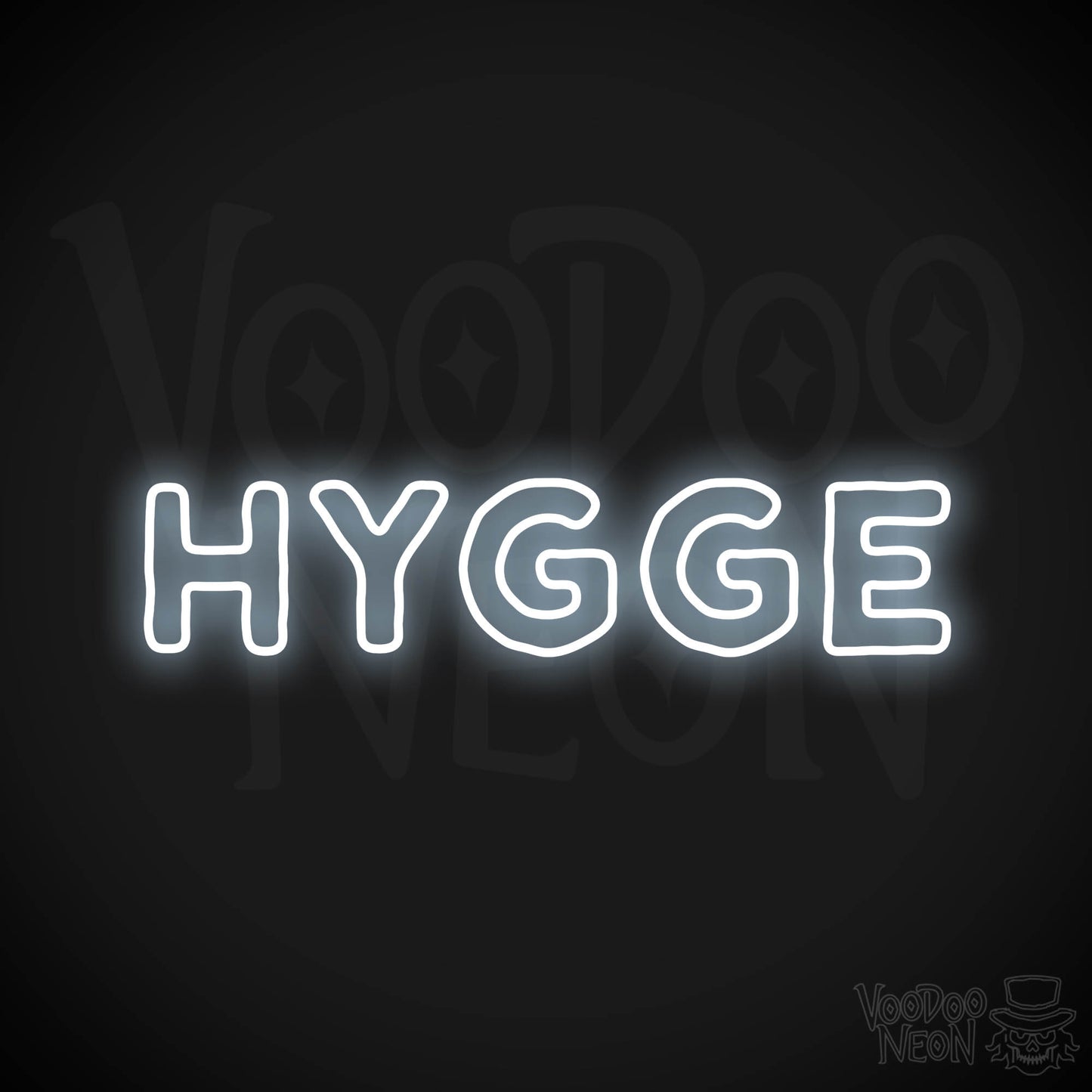 Hygge Neon Sign - Cool White