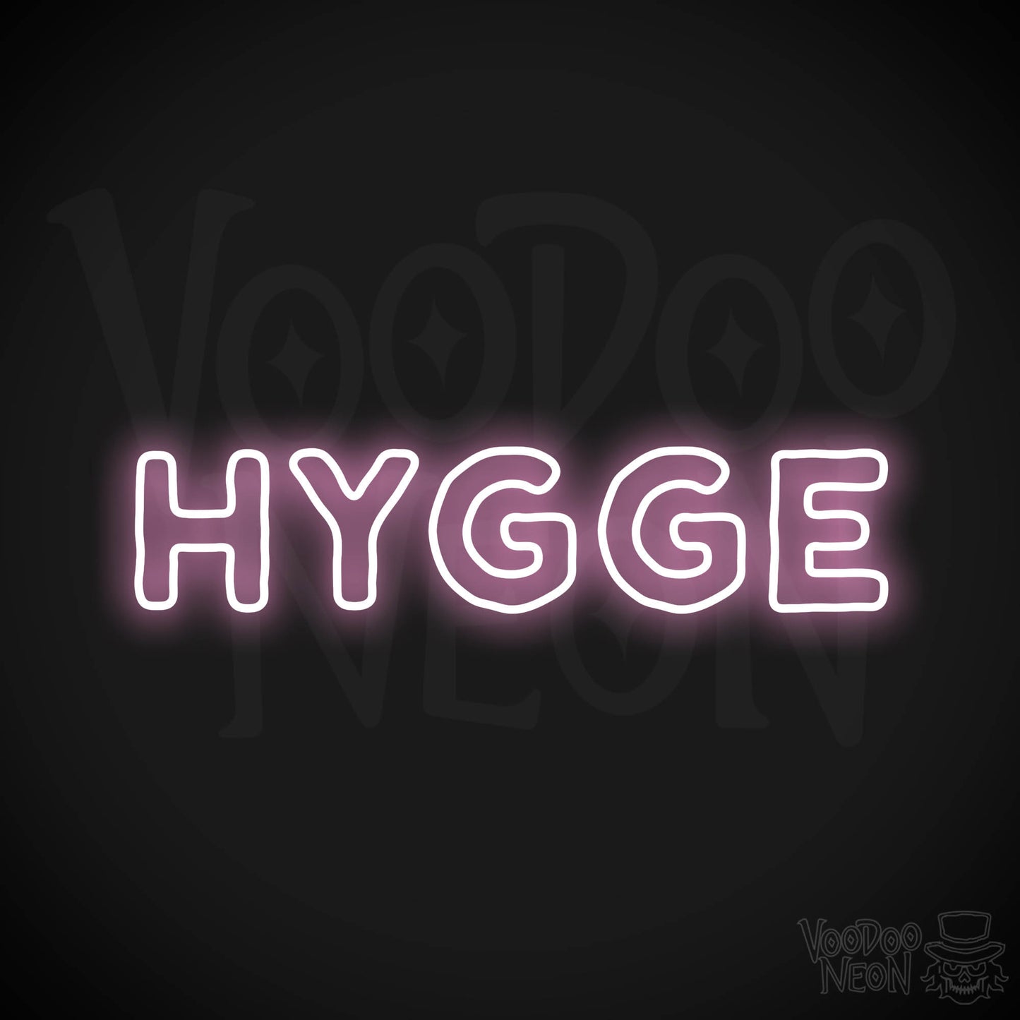 Hygge Neon Sign - Light Pink