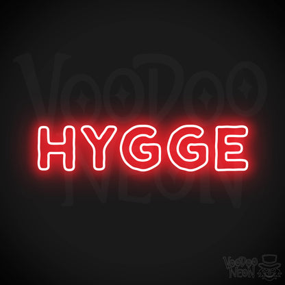 Hygge Neon Sign - Red