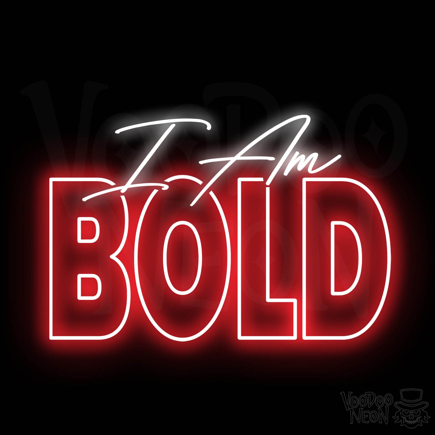 I Am Bold Neon Sign - Multi-Color