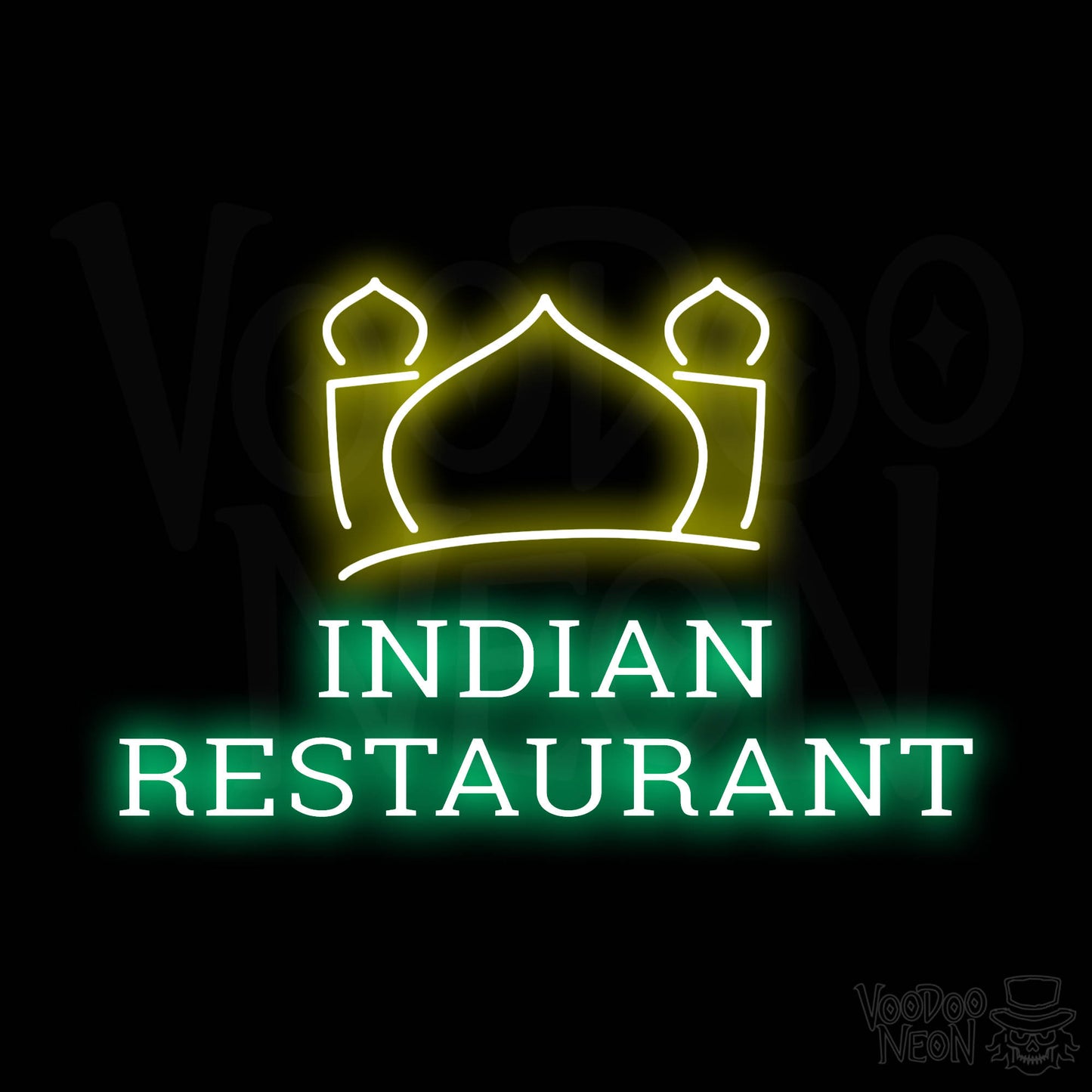 Indian Restaurant LED Neon - Multi-Color