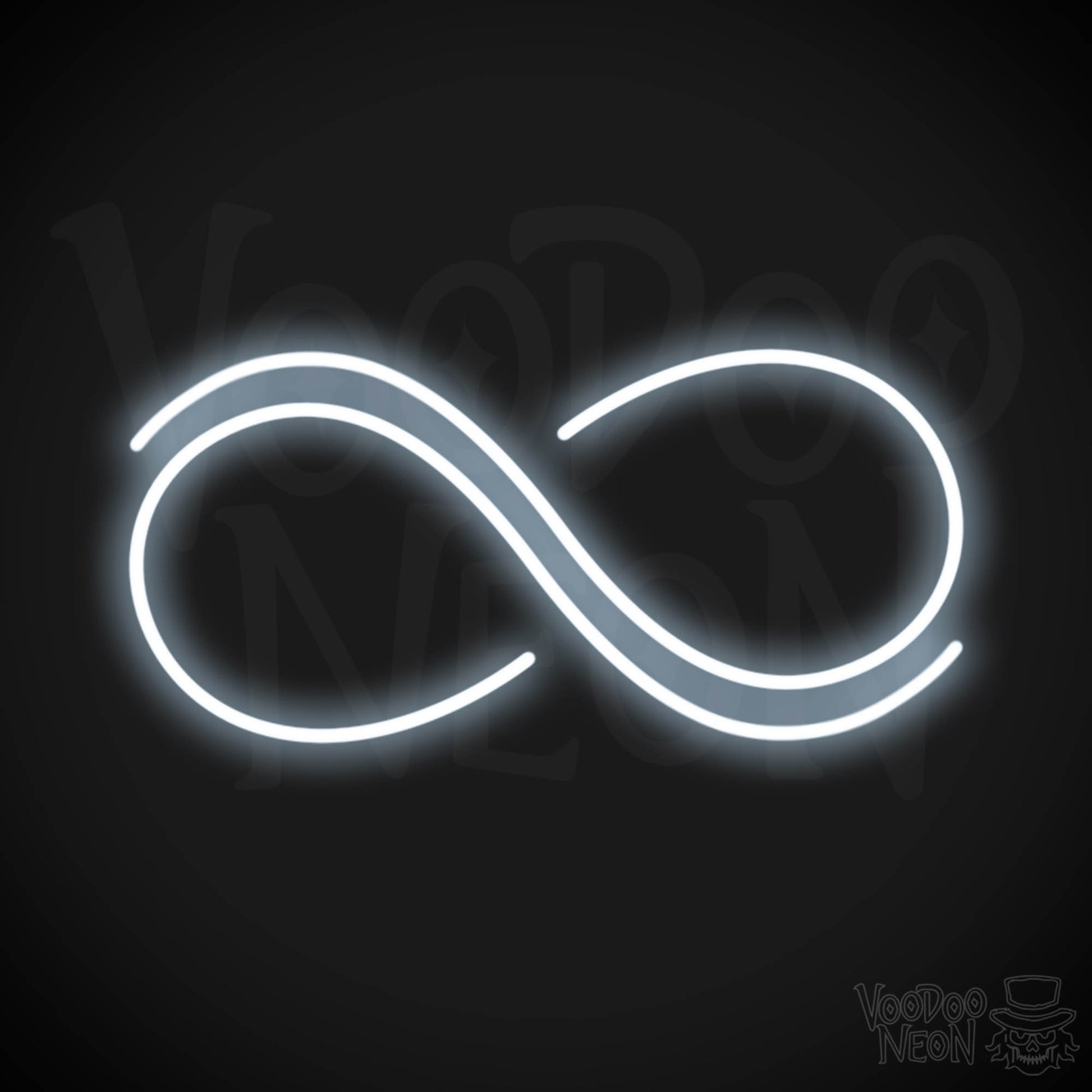 Infinity Neon Sign - Neon Infinity Sign - Color Cool White