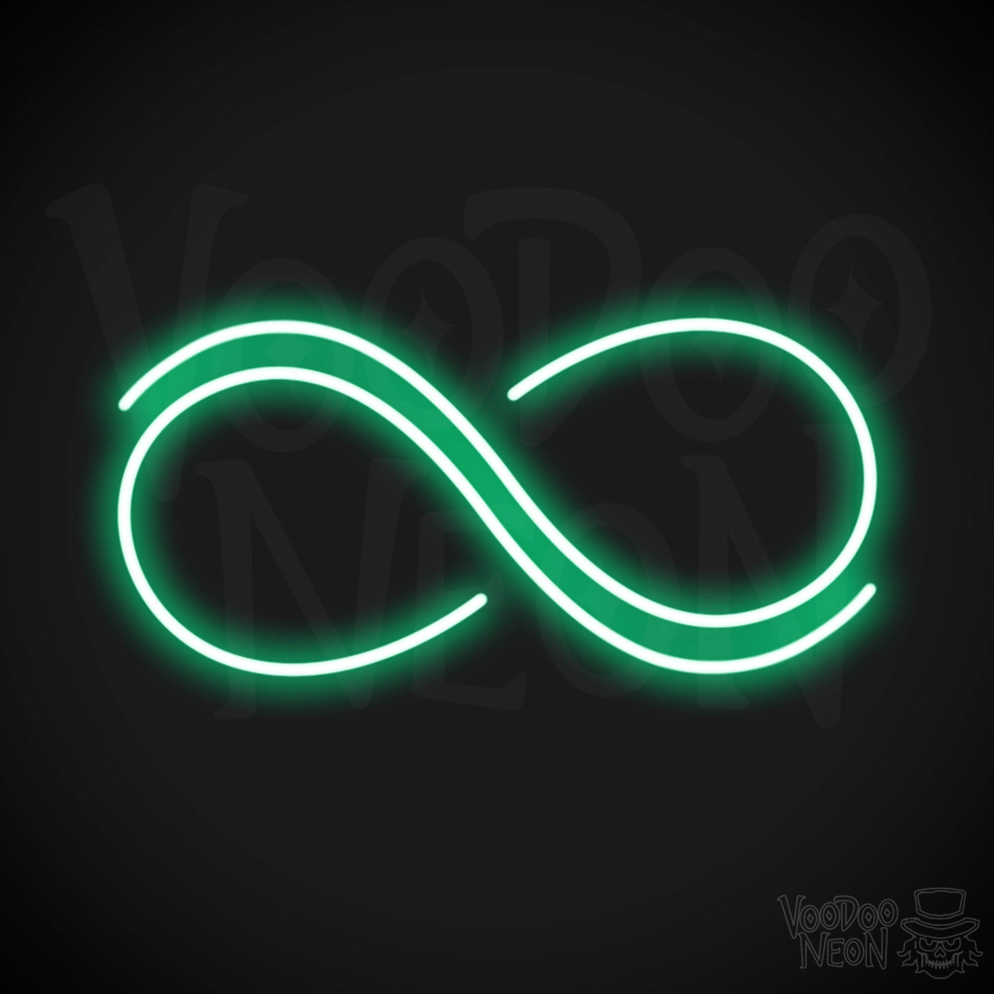 Infinity Sign Green Colour