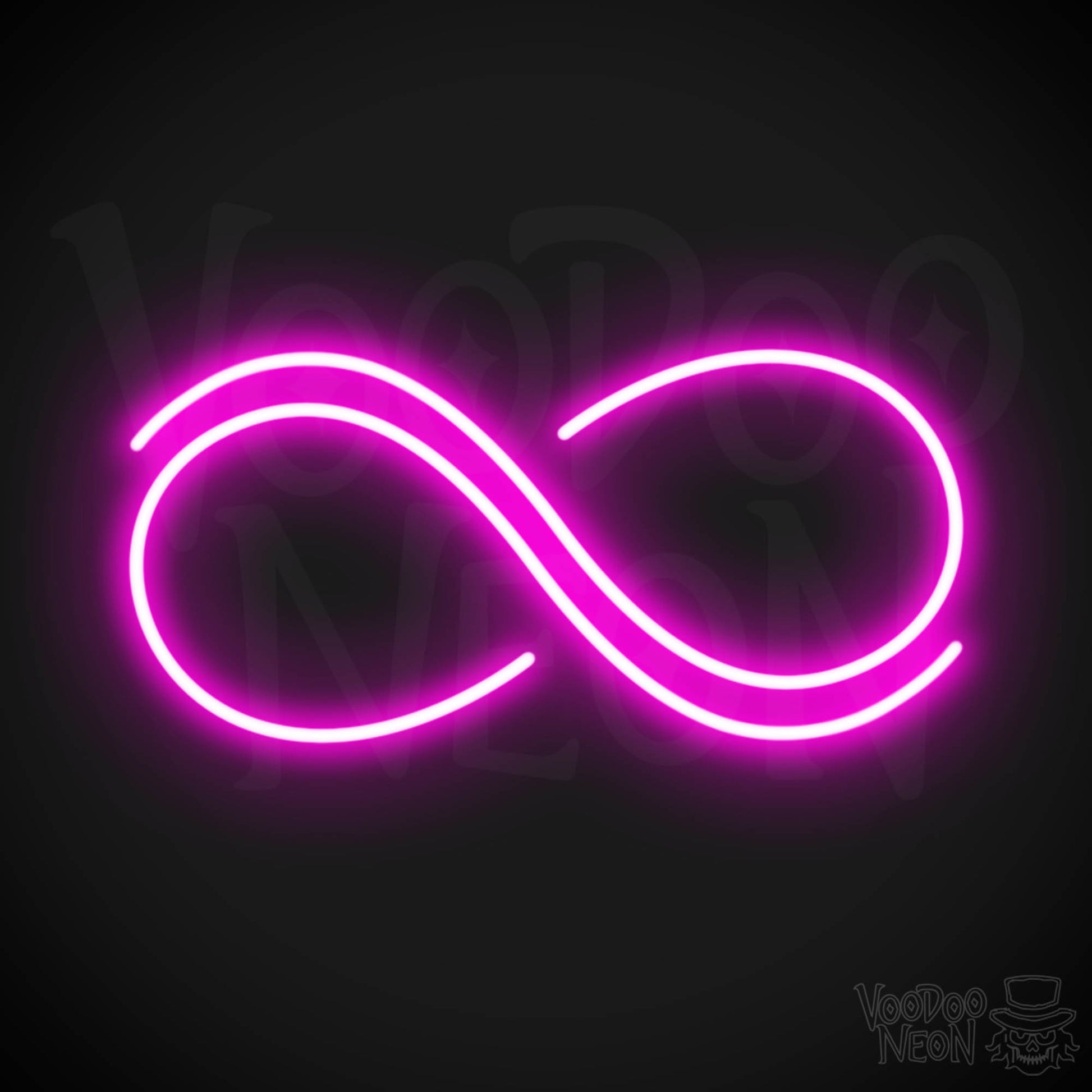 Pink Infinity Sign Infinity Symbol With Pink Feather
