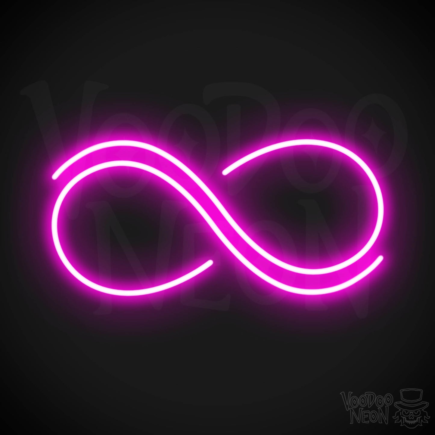 Infinity Neon Sign - Neon Infinity Sign - Color Pink